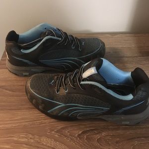 Women’s Puma steel-toe shoes